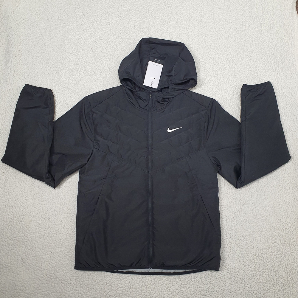 Nike Therma-FIT Repel Synthetic-Fill Running Jacket Black DD5644-010 Mens Sz M